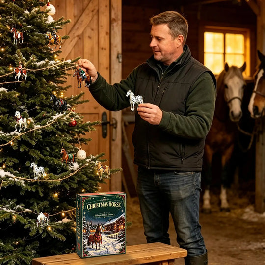 Nieuwe Paard Adventskalender 2026 24 Dagen Kerstboomdecoratie Kerstdoos Kerstfeest Huisdecoratie Cadeauartikelen