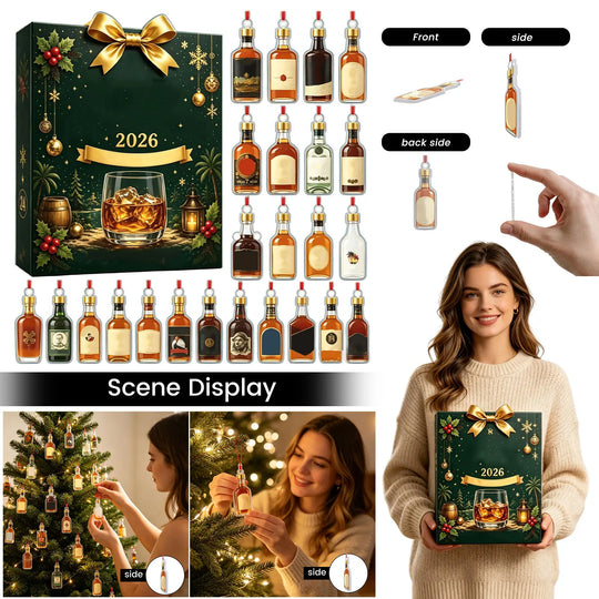 2026 Mini Collectie Flessen Drankjes Countdown Kalender Verrassing Elke Dag Feestelijke Verjaardag Kerst Cadeaudoos voor Kerstfeest Cadeaus