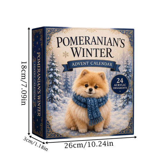 Pomeranian Kalendarz Adwentowy – Zimowa Niespodzianka